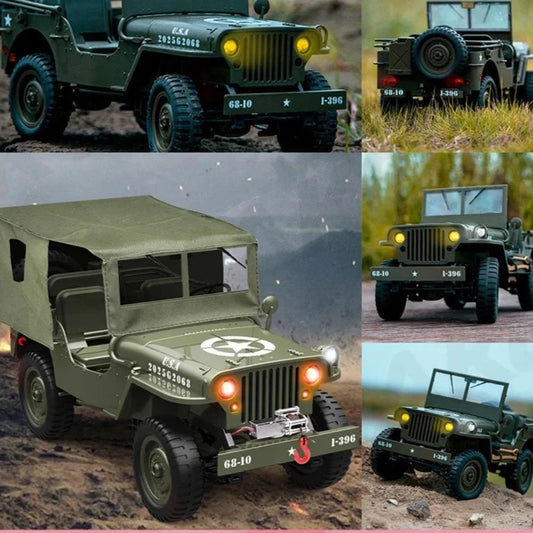 Military Off-Road Remote Control Truck with 4WD