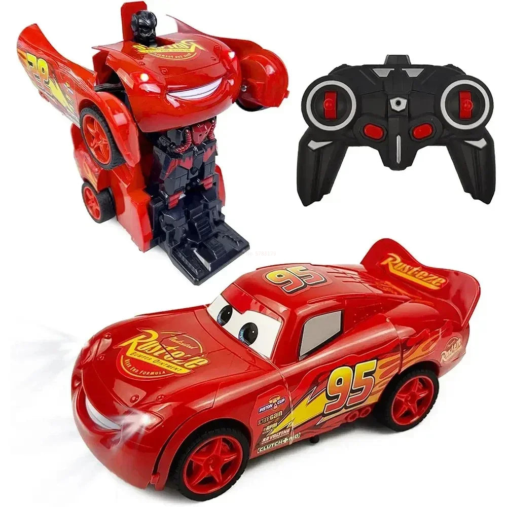 Lightning McQueen Remote Control Car 2-in-1 Transforming Robot